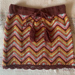 Women’s Knit Colorful Skirt